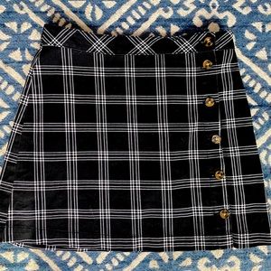 H&M Plaid Skirt